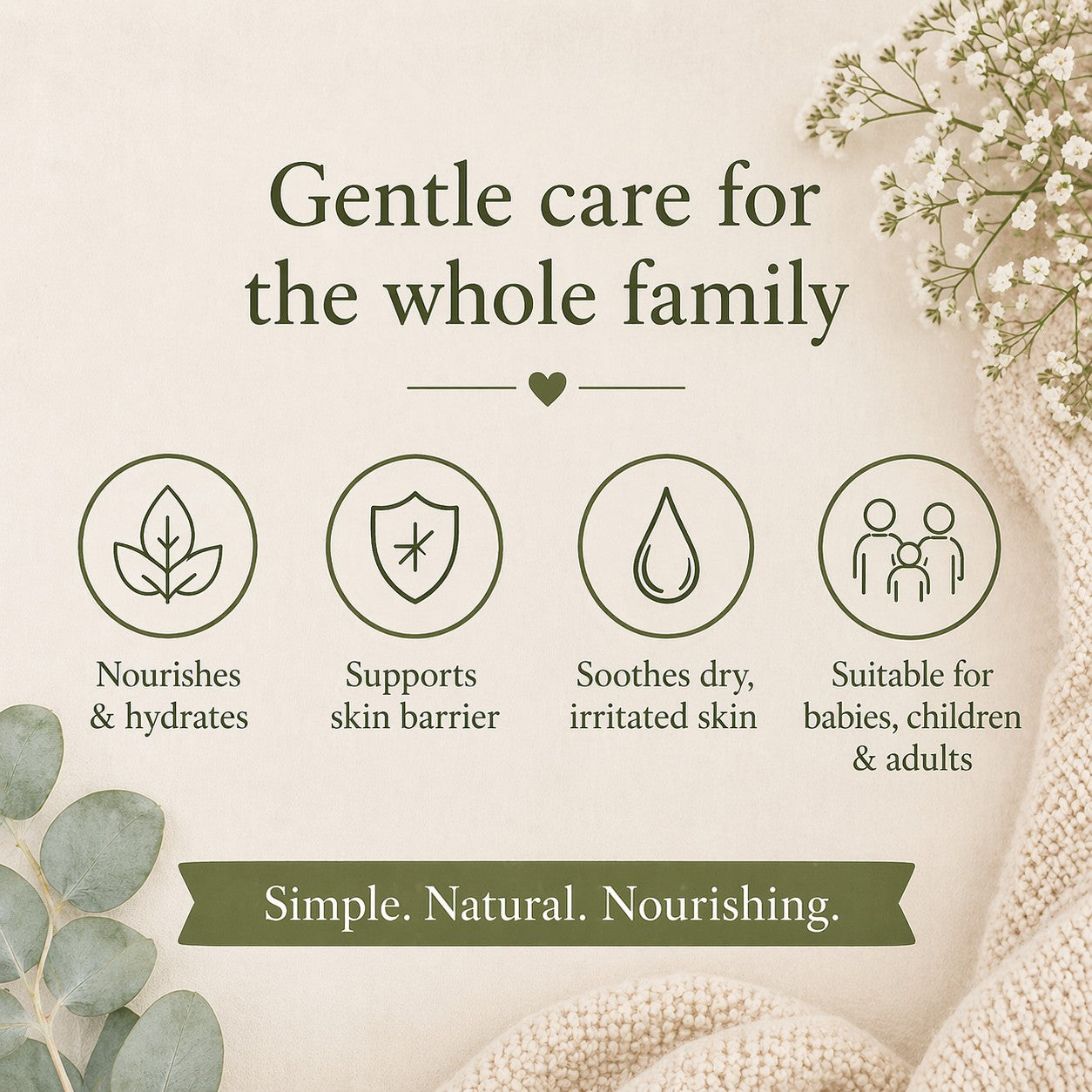 Tallow Care Gentle Skin Balm for sensitive skin