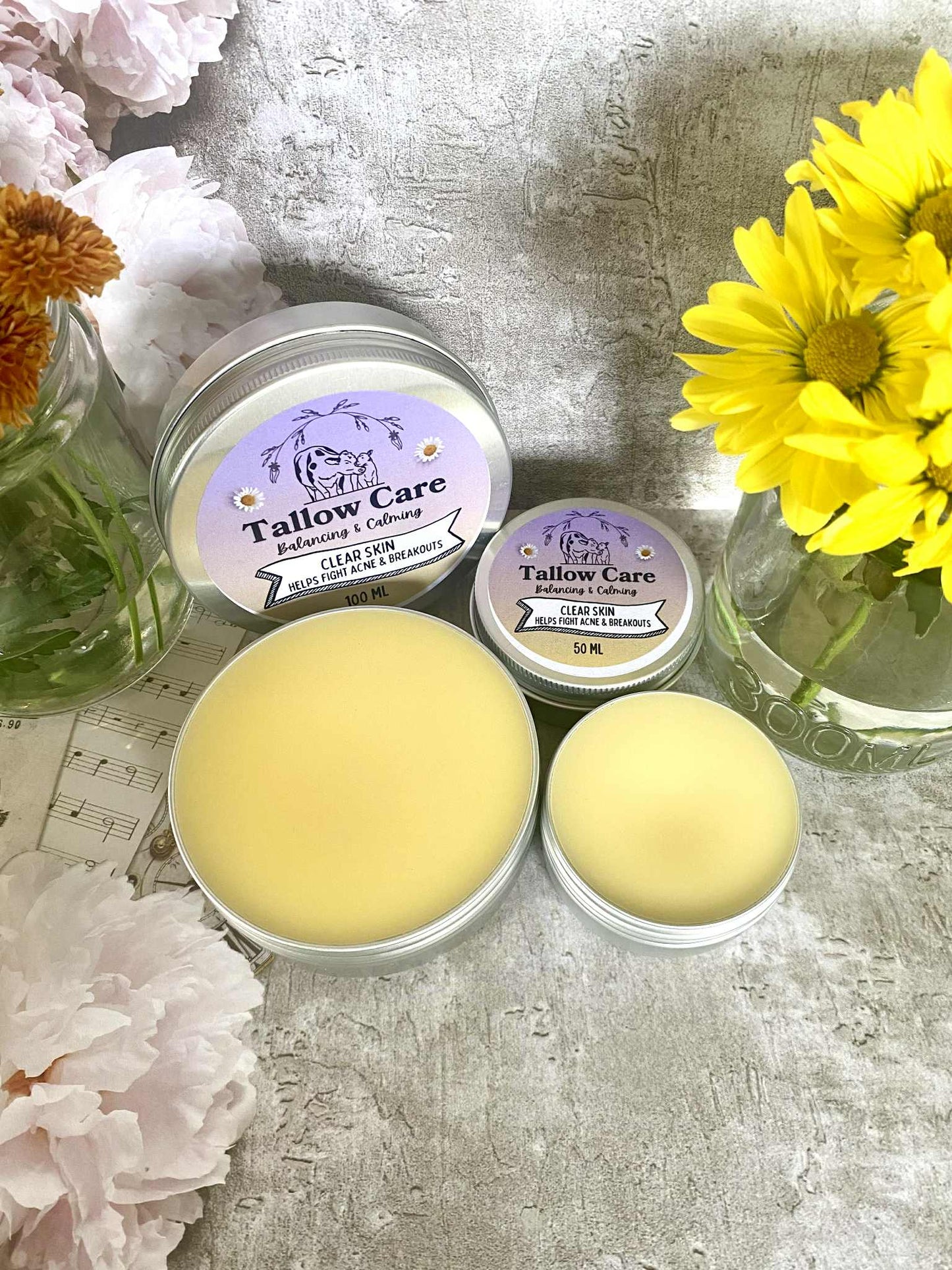 Clear Skin Tallow Balm – Natural Support for Blemish-Prone Skin