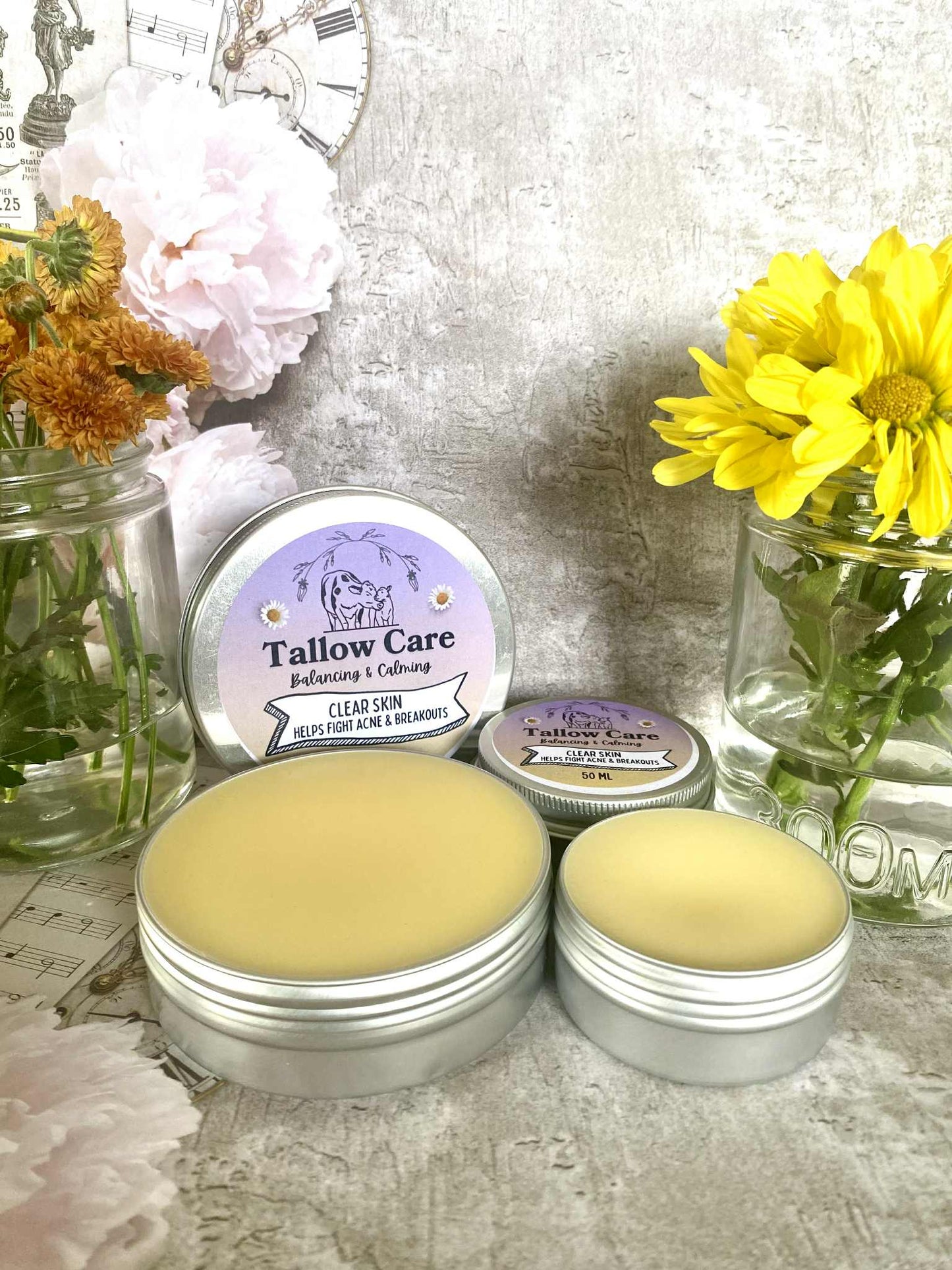 Clear Skin Tallow Balm – Natural Support for Blemish-Prone Skin