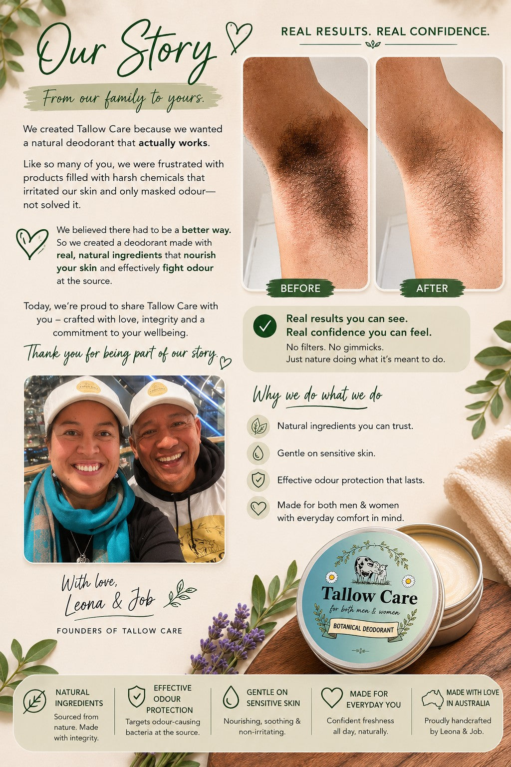 Botanical Tallow Deodorant