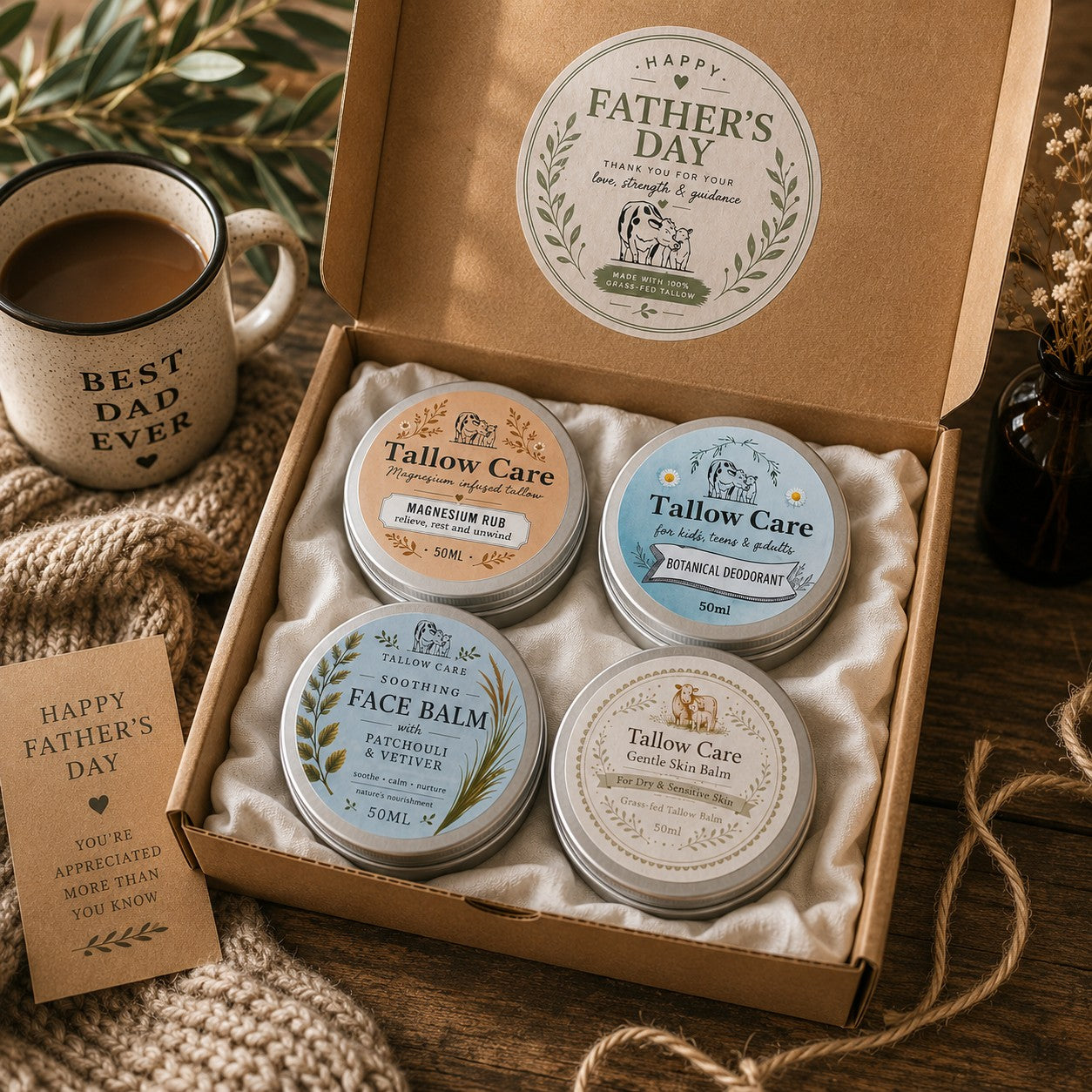 Father’s Day Tallow Gift Pack | Tallow Care Australia
