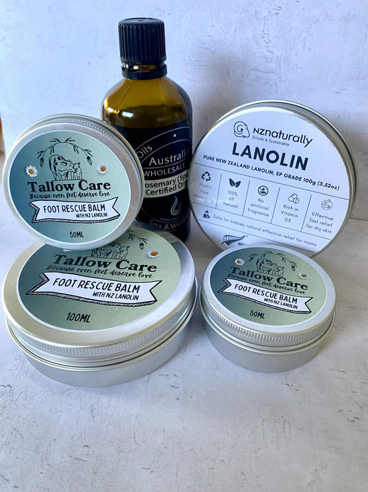 Foot Rescue Balm – Deep Repair for Dry Feet & Cracked Heels