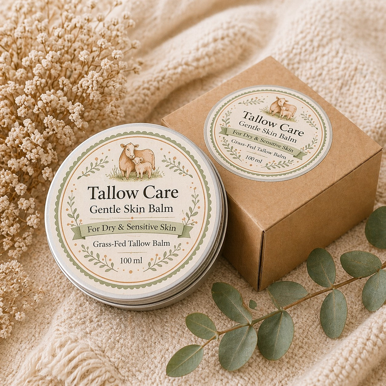 Tallow Care Gentle Skin Balm for sensitive skin