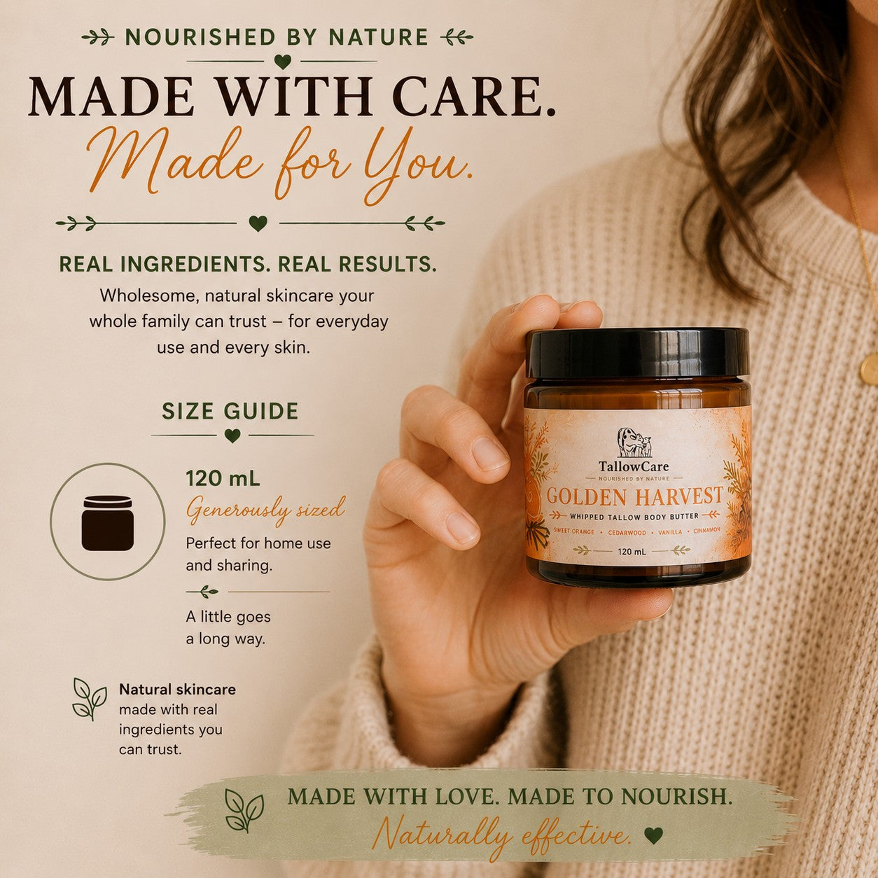 Golden Harvest Tallow Body Butter
