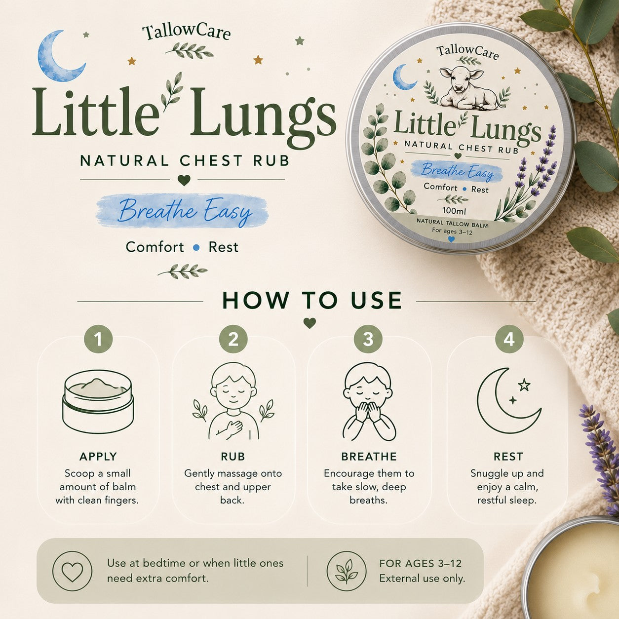 Little Lungs Natural Chest Rub