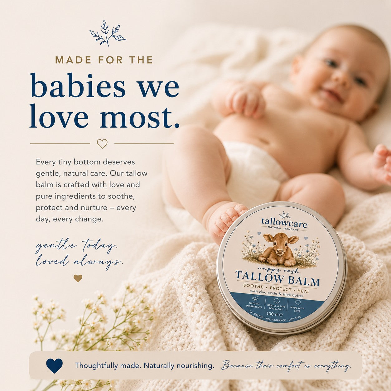 Nappy Rash Tallow Balm
