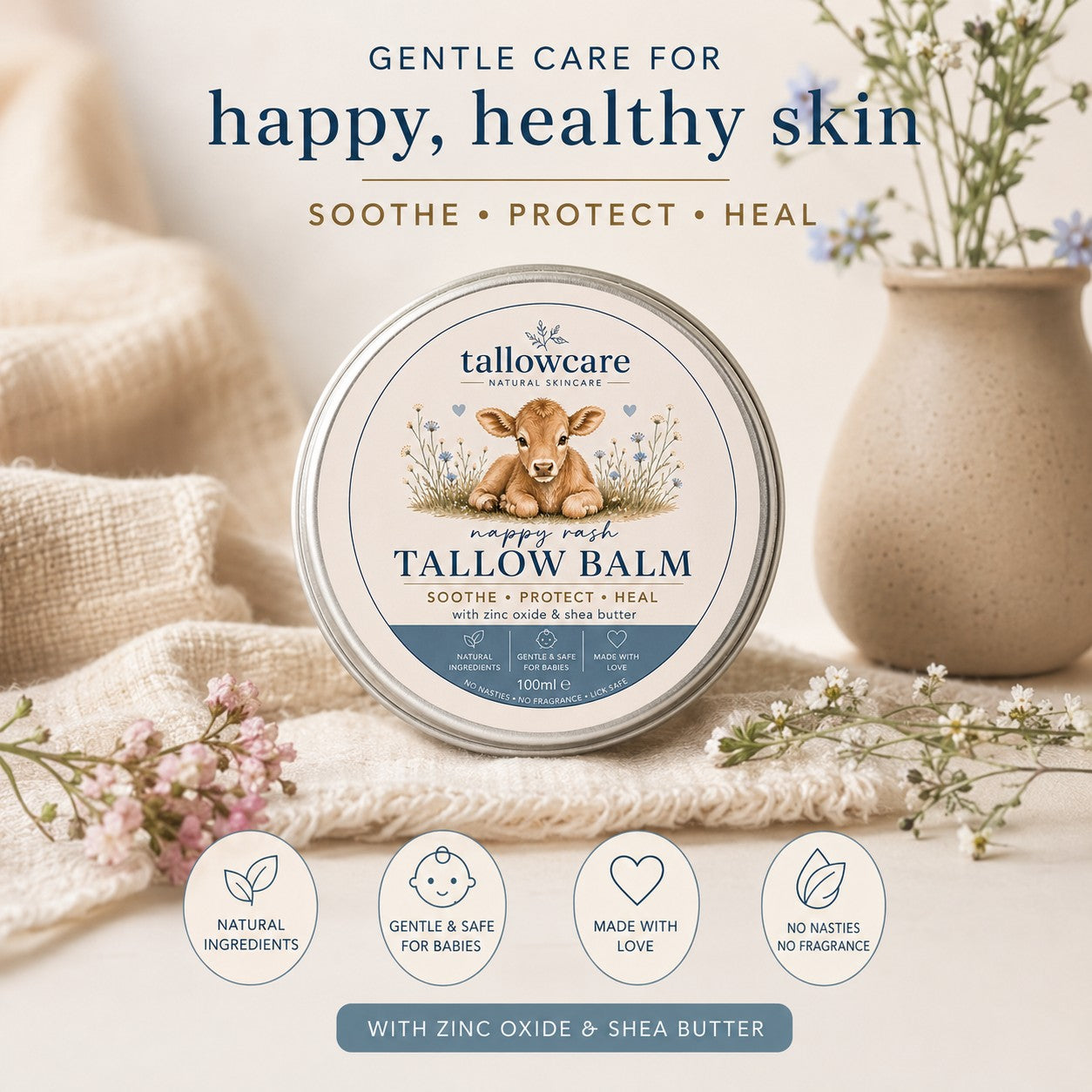 Nappy Rash Tallow Balm