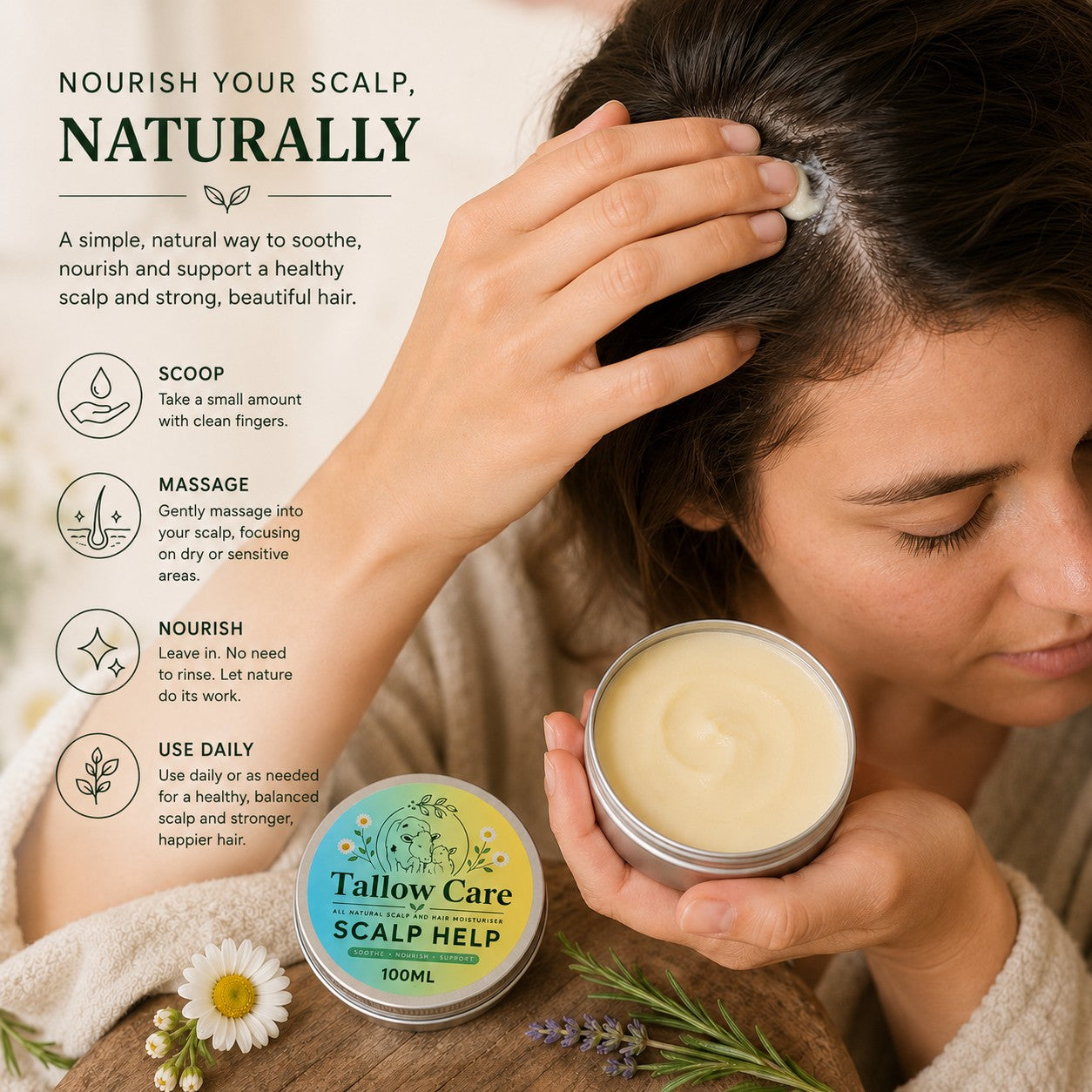Scalp Help – Natural Care for a Healthy Scalp & Hair