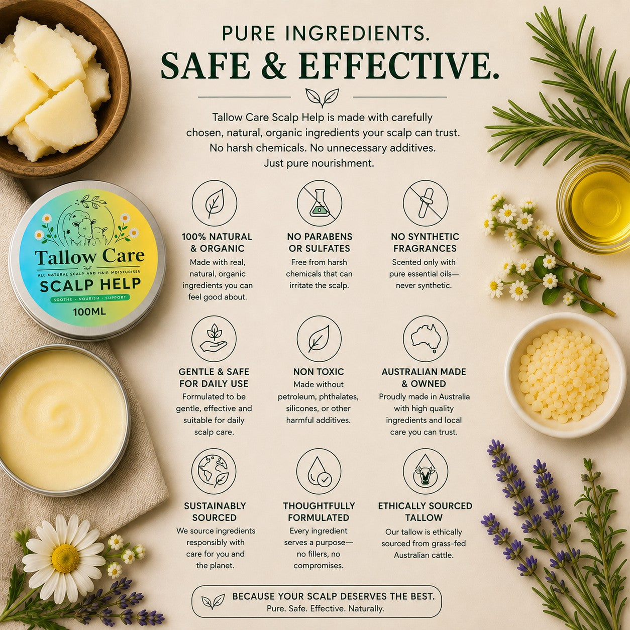 Scalp Help – Natural Care for a Healthy Scalp & Hair