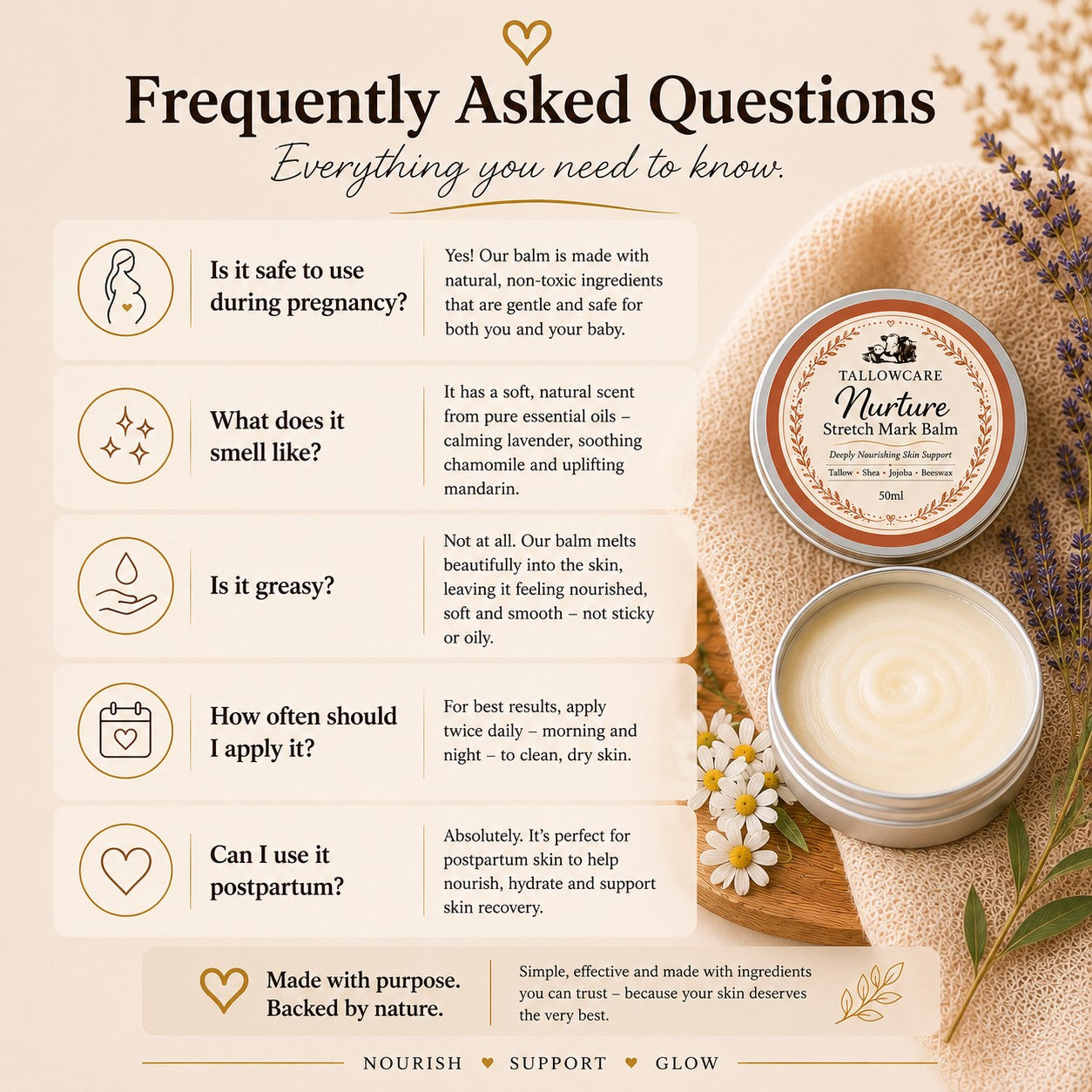 Nurture, Stretch Mark Balm